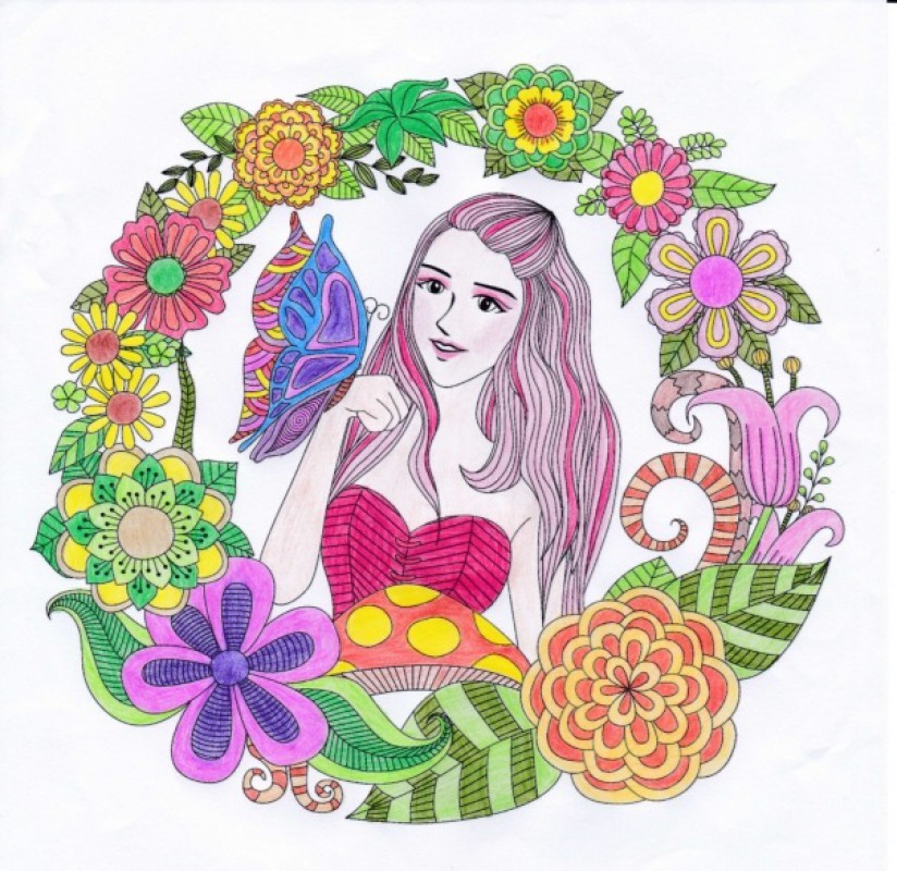 Creation porV_Touk, dibujo para colorear de la galería Anti-stress / Zen