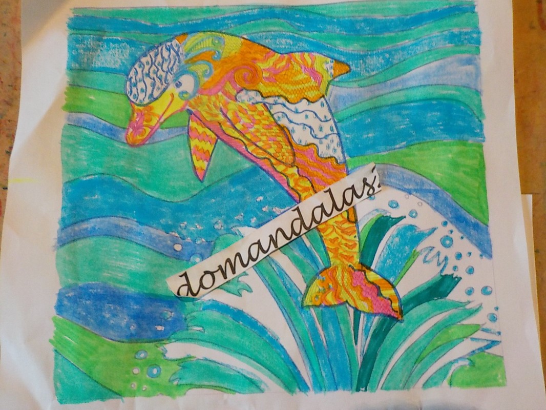 Creation pordomandalas3bis, dibujo para colorear de la galería Mundos acuáticos