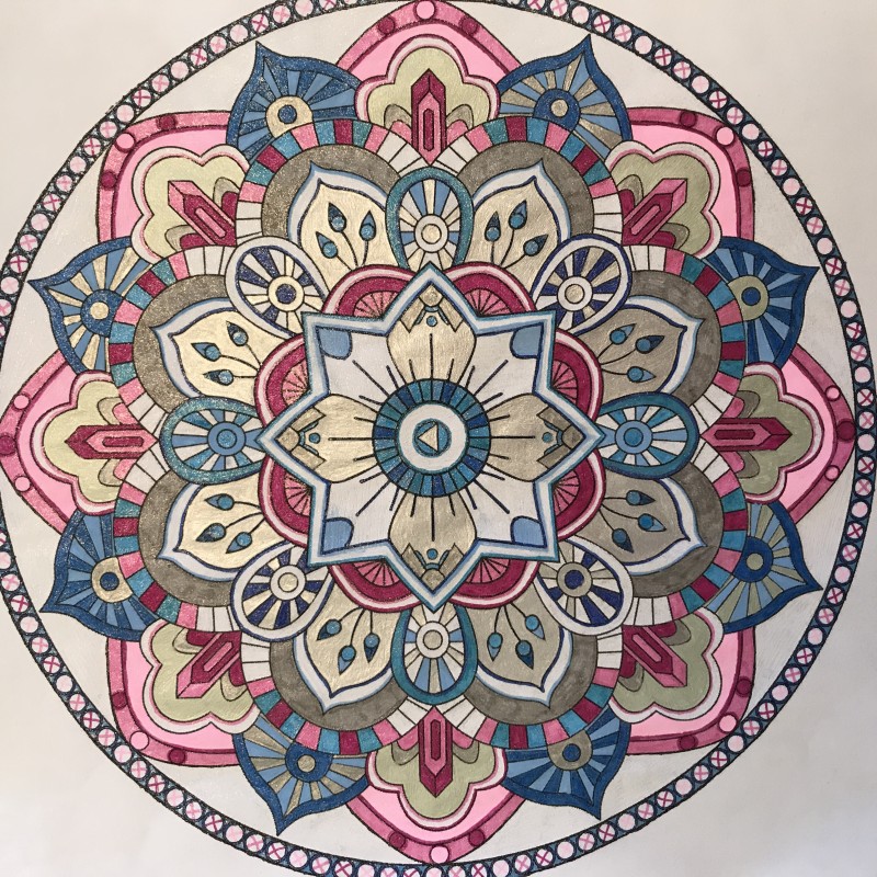 Creation pormissie, dibujo para colorear de la galería Mandalas