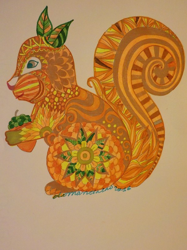 Creation pordomandalas, dibujo para colorear de la galería Zentangle