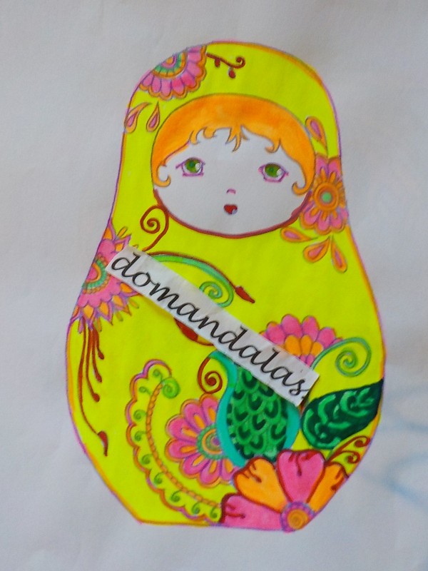 Creation pordomandalas3bis, dibujo para colorear de la galería Muñecas Rusas