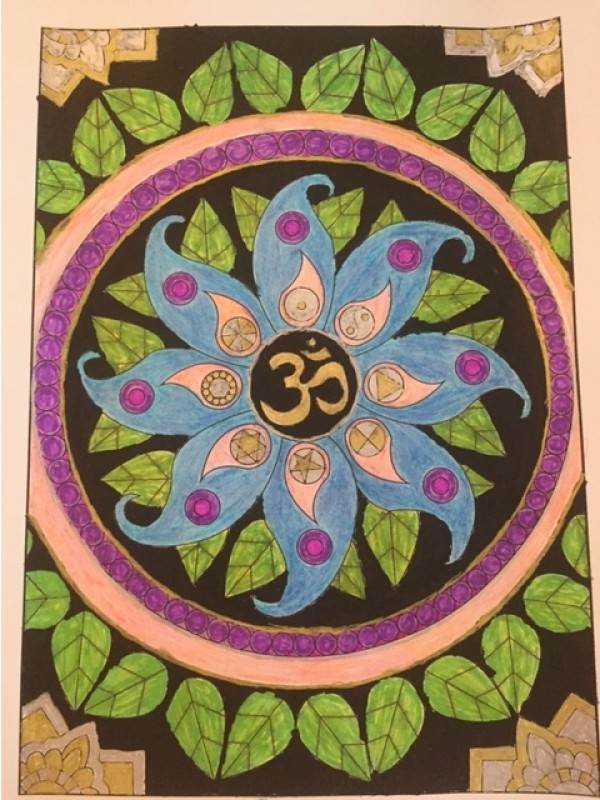 Creation porsandy, dibujo para colorear de la galería Anti-stress / Zen