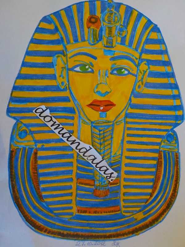 Creation pordomandalas3bis, dibujo para colorear de la galería Egipto y Jeroglíficos