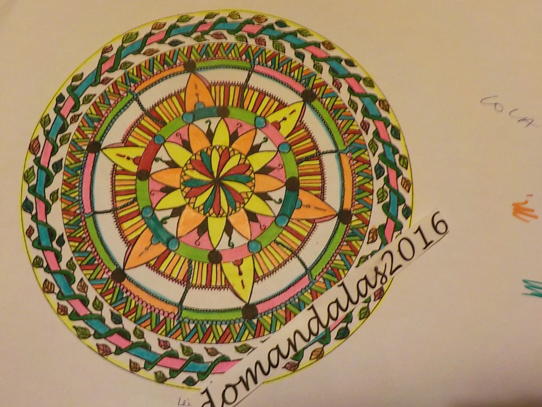 Creation pordomandalas, dibujo para colorear de la galería Mandalas