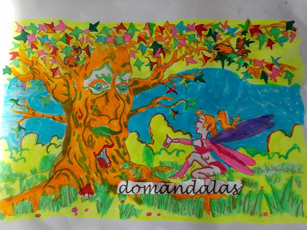 Creation pordomandalas3bis, dibujo para colorear de la galería Flores y vegetación