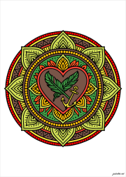 Creazione di Anonimo da Mandala con Corazón y Ancla