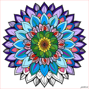 Creation by Anonymous from Mandala sencillo con pétalos