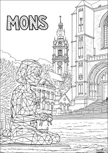 Dibujos para colorear : Belgium