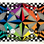 Coloriages d'Op Art (Illusions d'optique) à imprimer