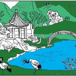 Coloriages de Paysages à imprimer