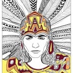 Coloriages de Mayas, Aztèques et Incas à imprimer