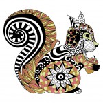 Coloriages de Zentangle à imprimer