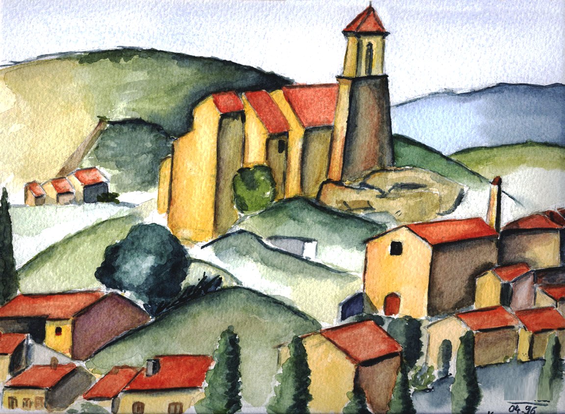 1996-04 Gardanne (d'après Cézanne)