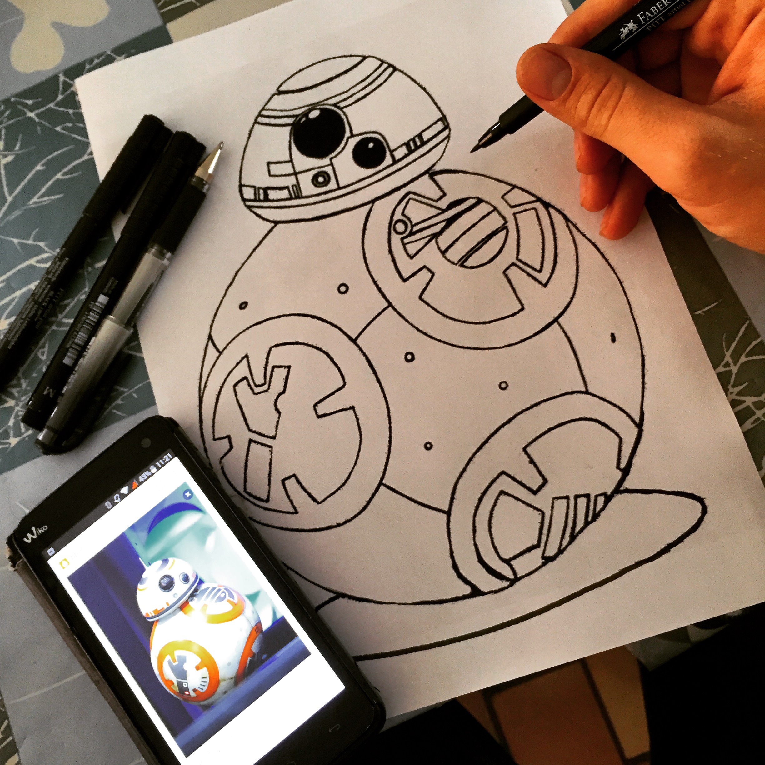 Ce n est donc pas du tout un coloriage officiel de Disney Lucasfilm mais un travail original donc pas forcément parfait merci de votre indulgence ðŸ™‚