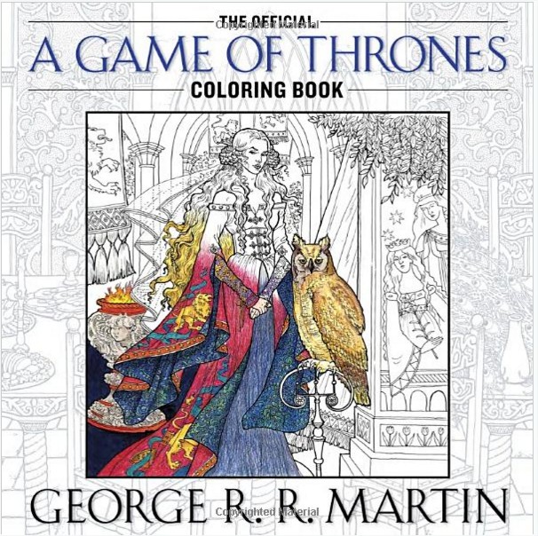 Cover - The Official A Game of Thrones Coloring Book - George R. R. Martin - Livres - Google Chrome