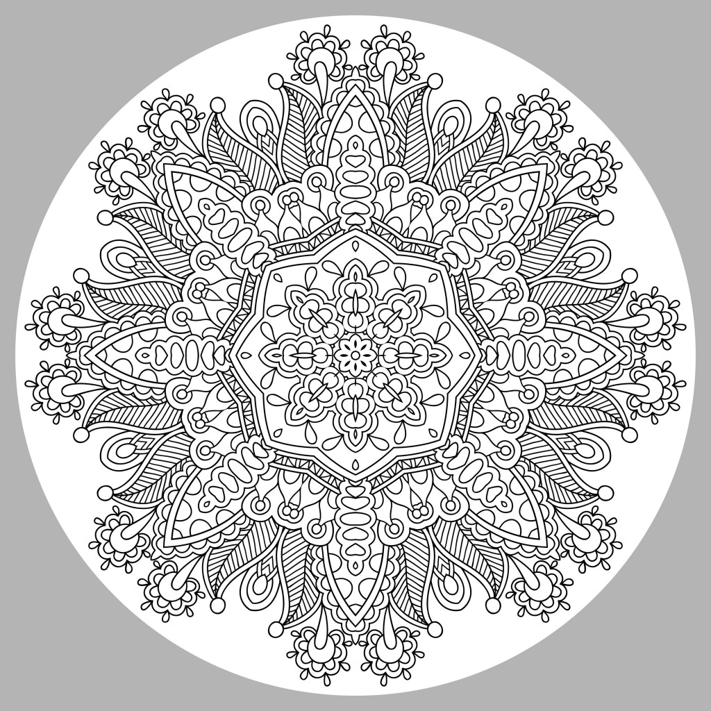 Un Mandala harmonieux Pour ceux qui aiment les Mandalas tr¨s plexes