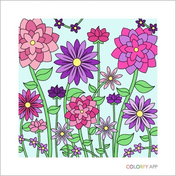 Discover Colorfy An App For Coloring Book For Ipad Tablets Mobile Coloring Pages For Adults