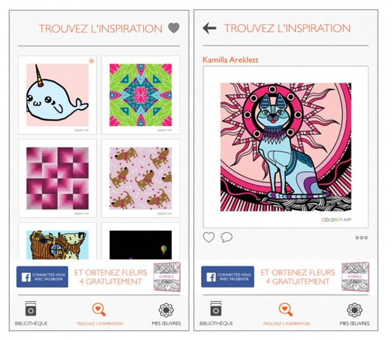 Découvrez Colorfy, une appli de coloriage pour adulte sur Ipad