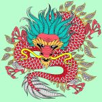 Coloriages de Dragons à imprimer