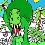Coloriages de Dinosaures à imprimer