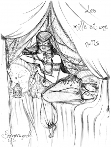 Sheherazade (Coloriage d'Orient et 1001 Nuits)