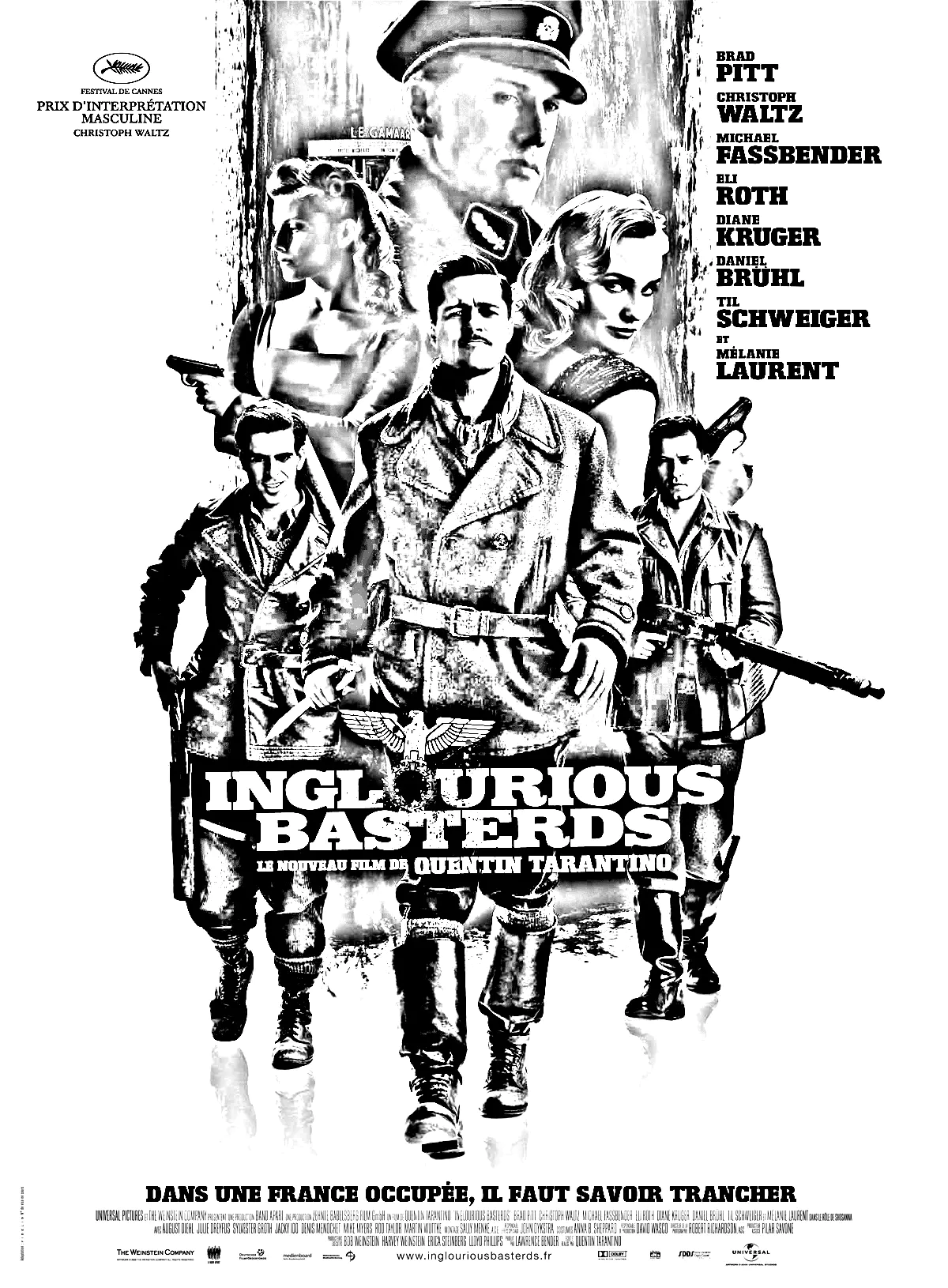 Film inglorious basterds (Coloriage de Films célèbres à imprimer pour adultes)