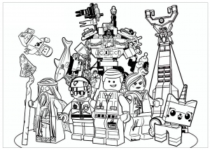 Coloriage lego movie