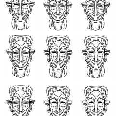 Coloriages d'Afrique à imprimer pour adultes