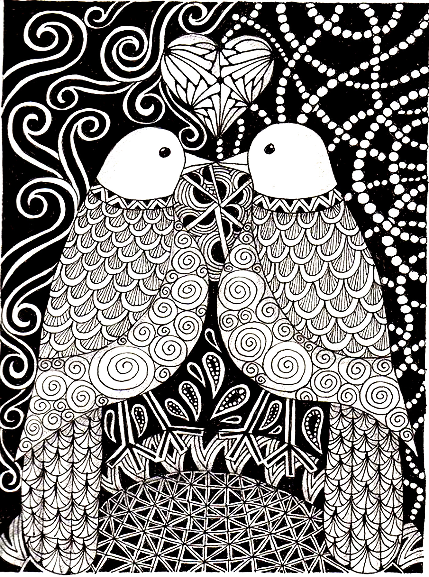 image=animaux coloriage adulte animaux peruches amour 1