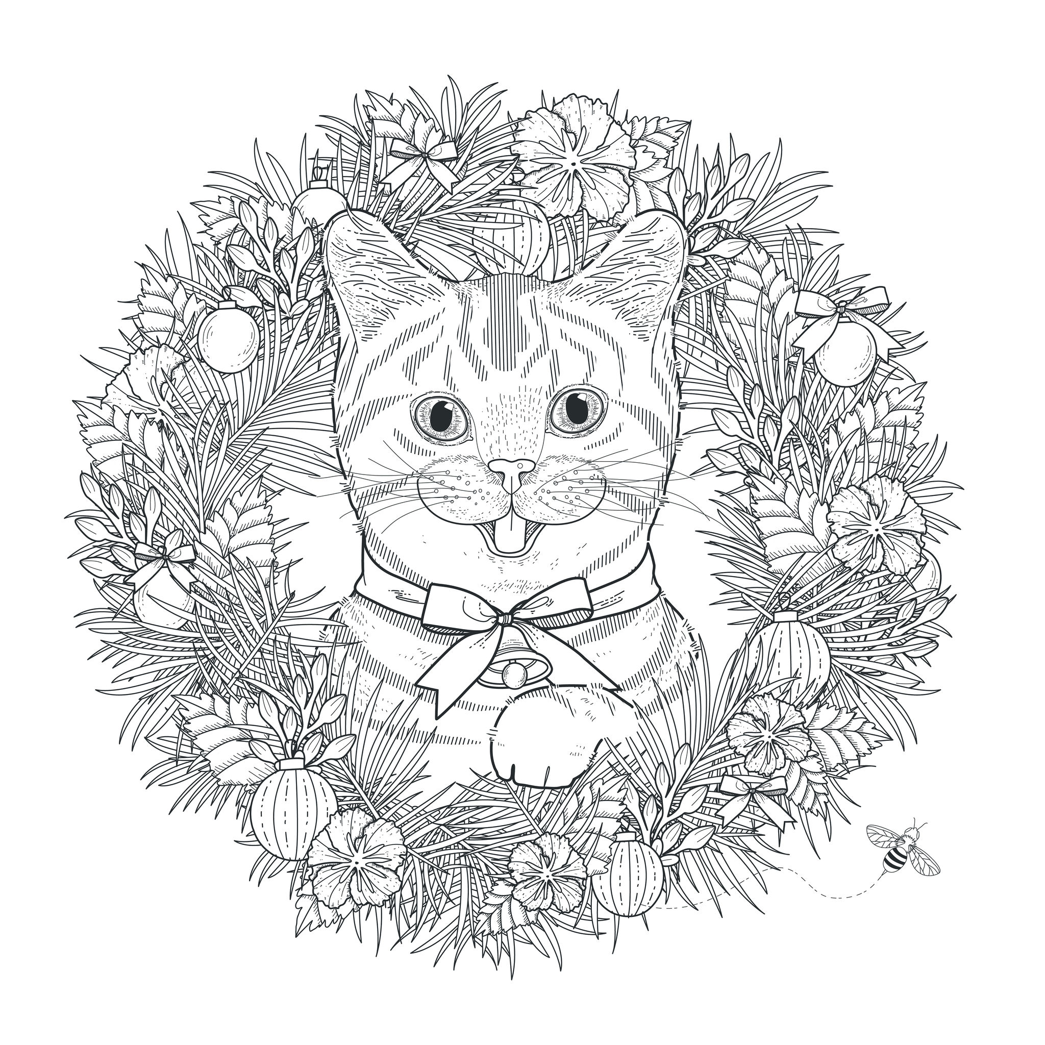 good free to print with coloriages de chats