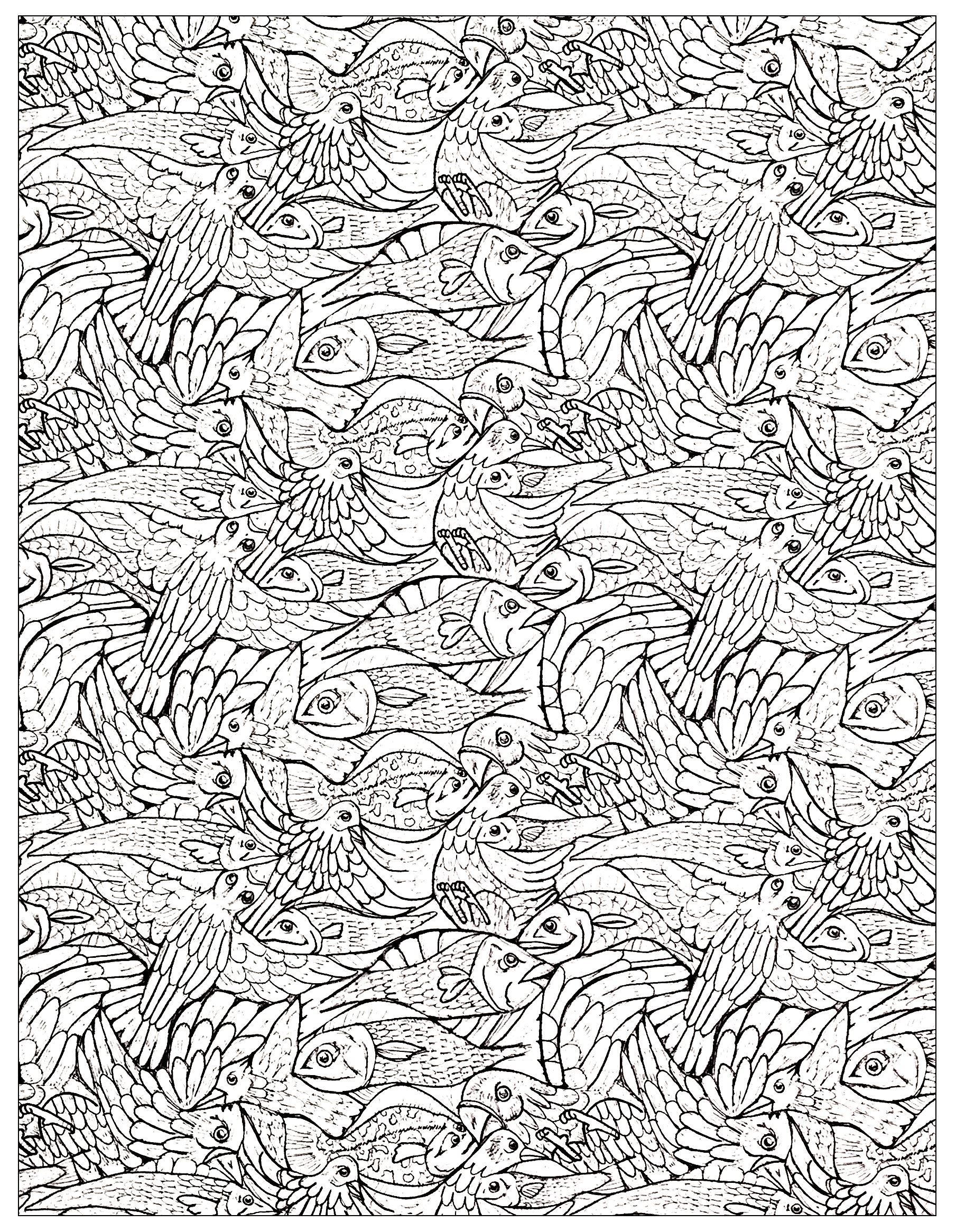 image=animaux coloriage adulte poissons 2 1