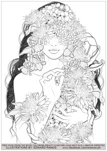 Coloriage beauty and nature edward ramos 5
