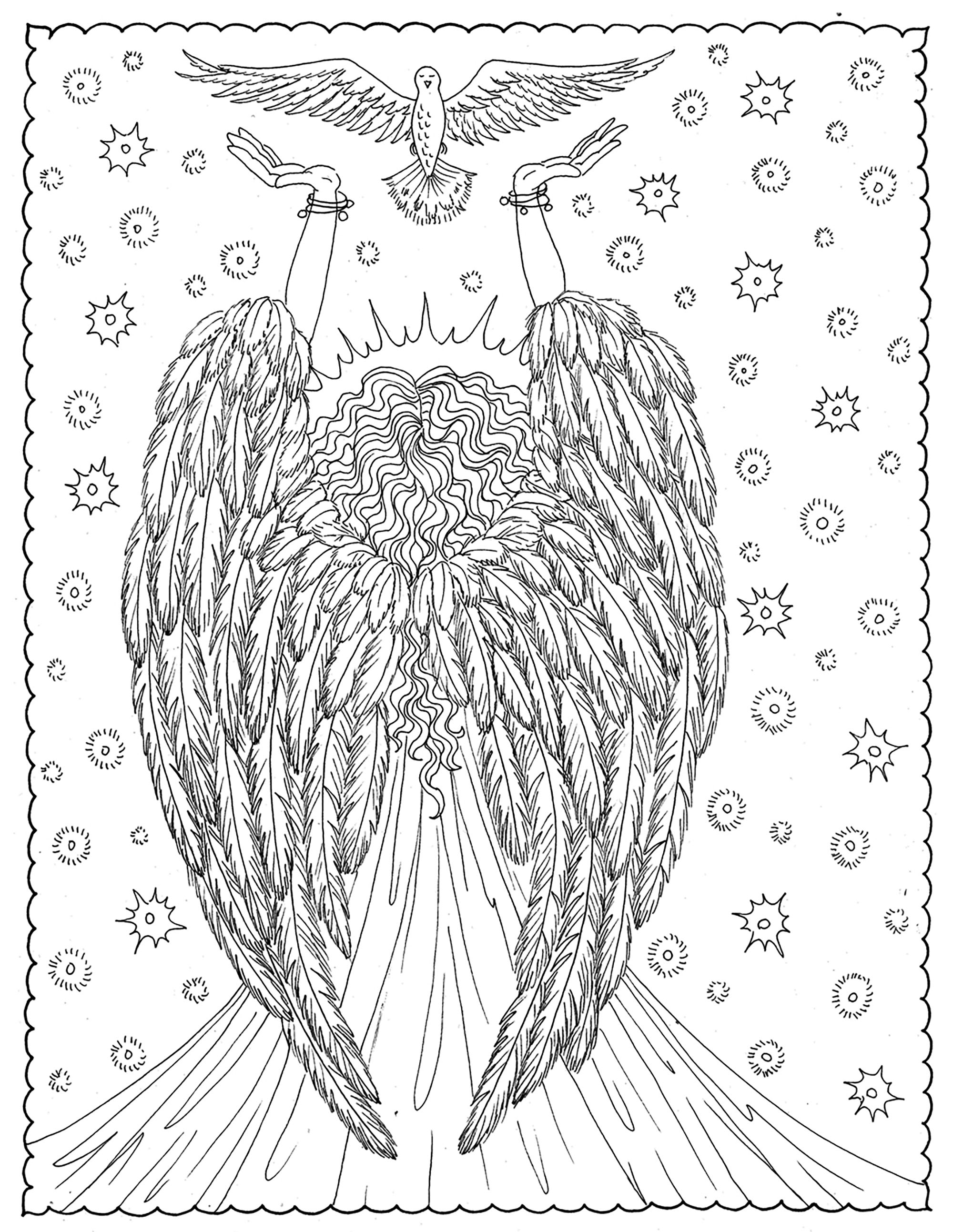 image=anti stress coloriage adulte ange de la liberte par deborah muller 1