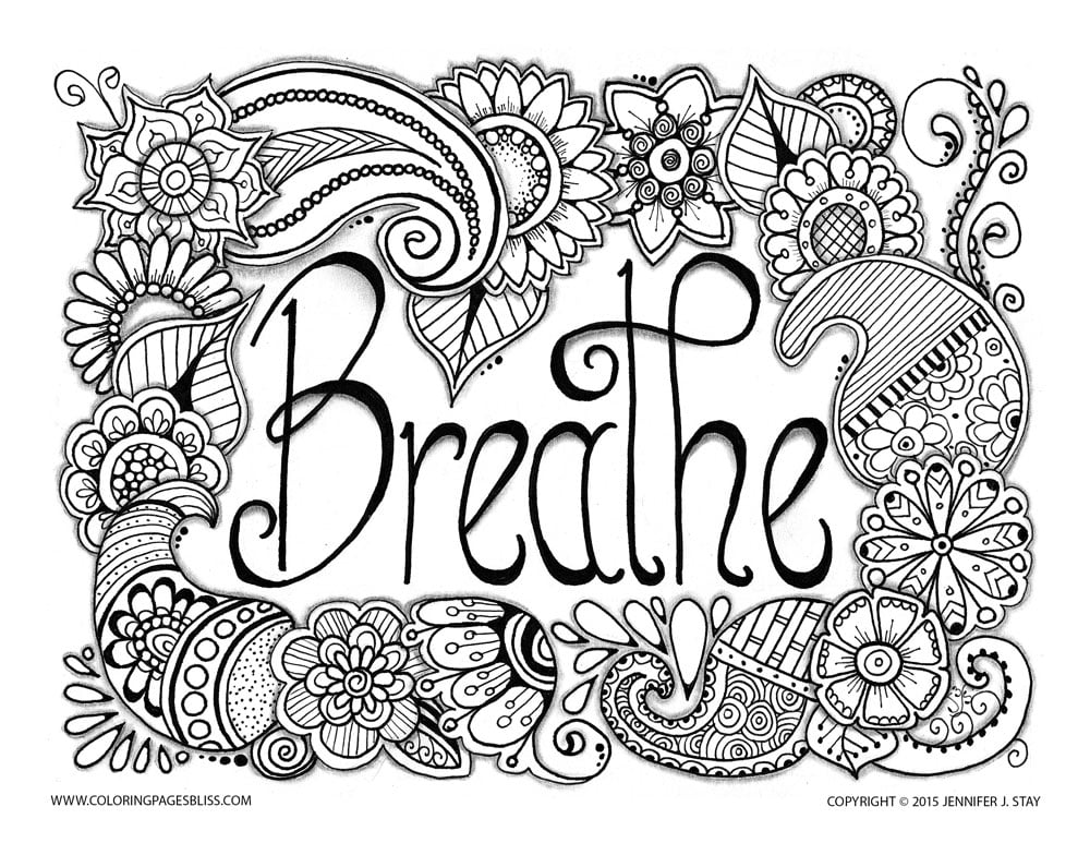 Anti stress jennifer - 3 - Anti-stress & Art-thérapie - Coloriages  difficiles pour adultes