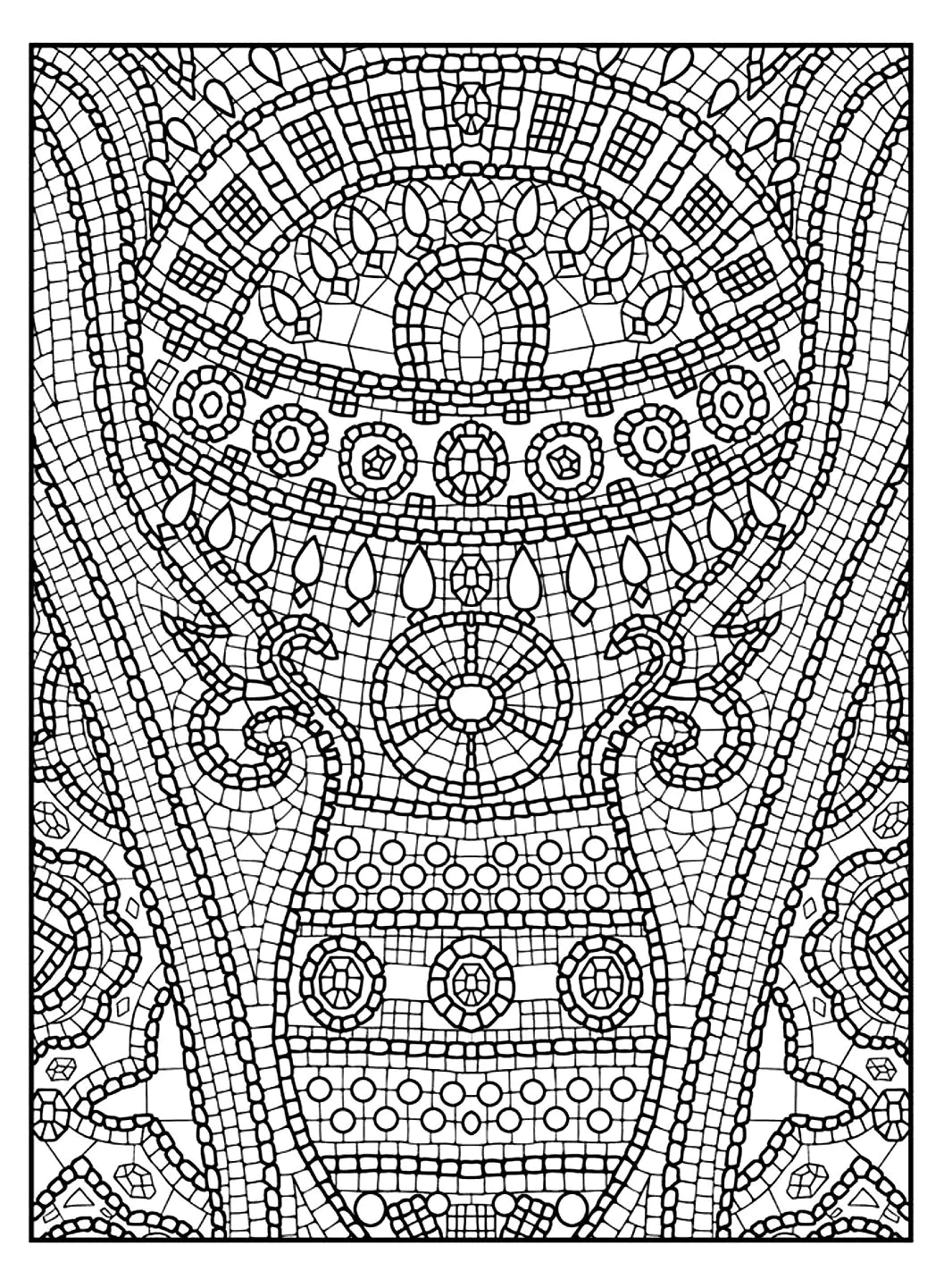 Zen anti stress a imprimer - 11 (Coloriage Anti-stress à imprimer pour adultes)