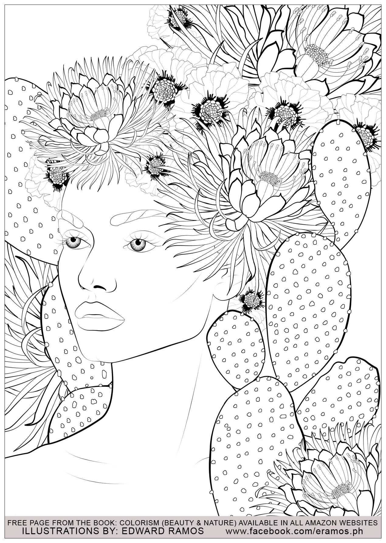 Illustration tirée du livre ' Colorism: Beauty & Nature' d'Edward Ramos - 13 Illustration tirée du livre ' Colorism: Beauty & Nature' d'Edward Ramos - 13