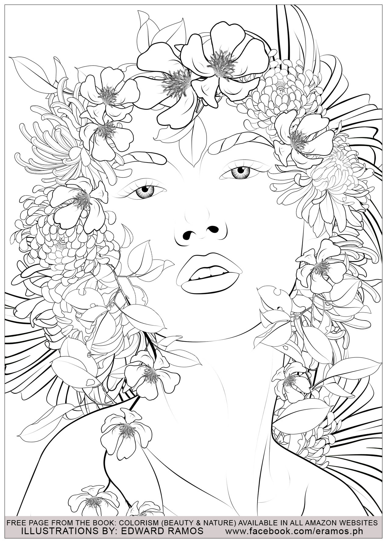 Illustration tirée du livre ' Colorism: Beauty, Artiste : Edward Ramos