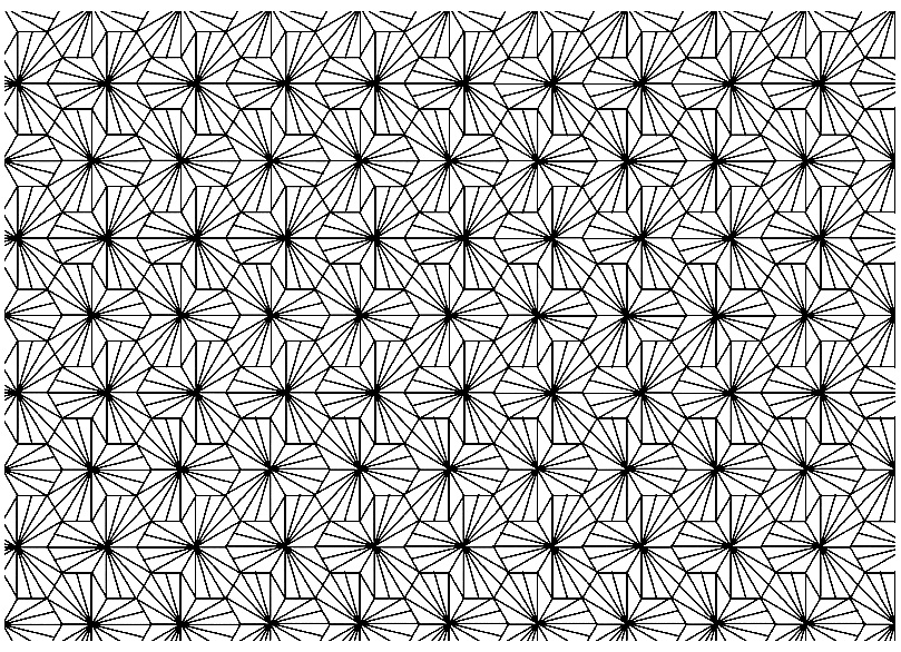 Qu'est-ce qu'un hendécagone : une forme à 12 côtés ! Il y en a plein dans ce coloriage anti-stress, à colorier sans se presser, pour se détendre...