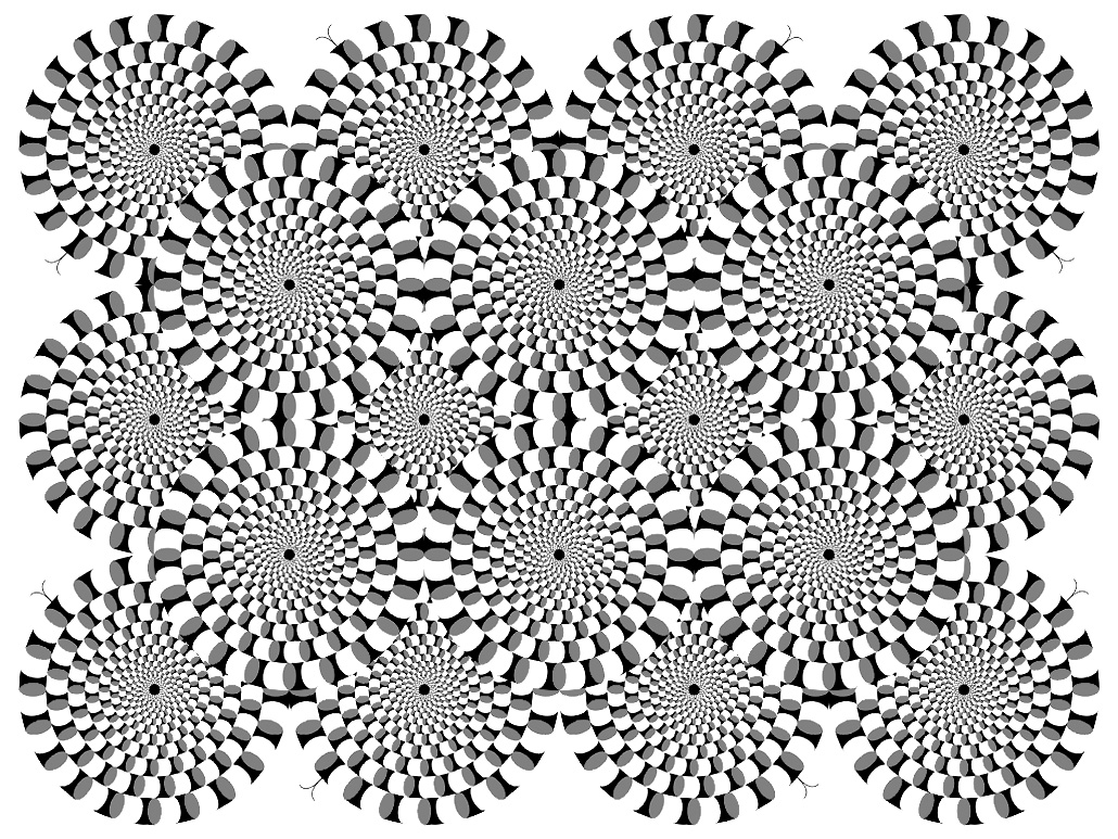 Une illusion d'optique à regarder, puis à colorier. 100% garanti Anti-stress !