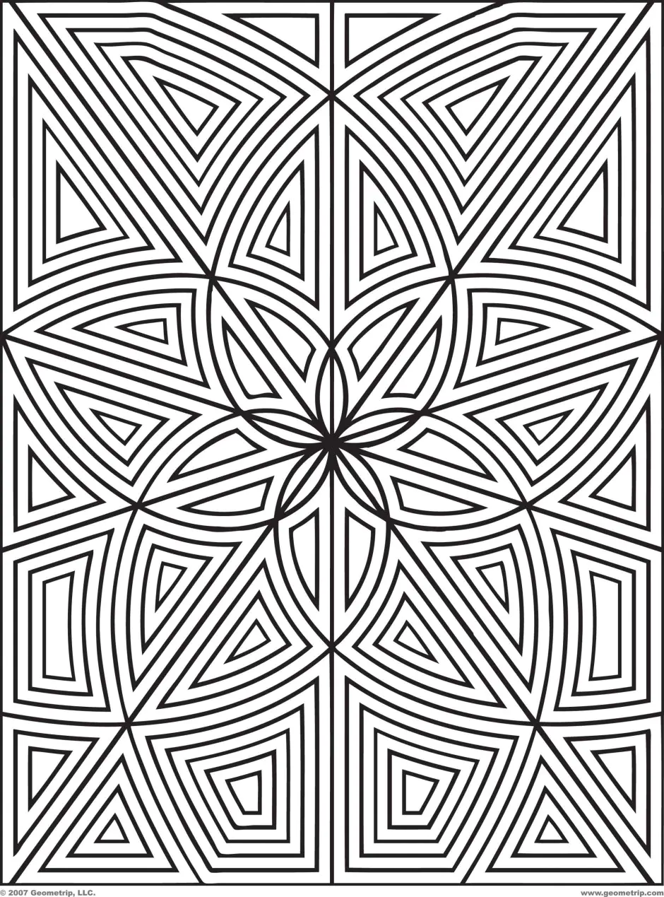Labyrinthe fleurs zen (Coloriage Anti-stress à imprimer pour adultes)