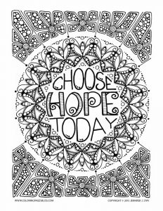 Coloriage adulte anti stress jennifer 6