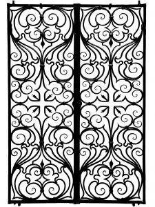Coloriage grille italie 17e siecle 1