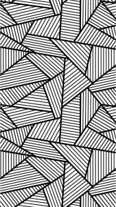 Coloriage Anti-stress avec ces grands Triangles enchevétrés et rayés, à imprimer, gratuit ! (Coloriage Anti-stress)