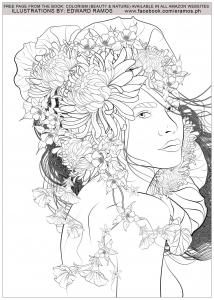 Coloriage beauty and nature edward ramos 2
