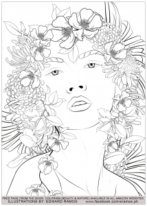 Coloriage beauty and nature edward ramos 6