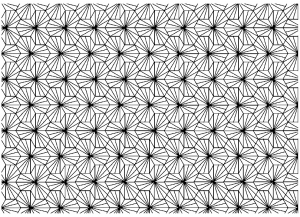 Qu'est-ce qu'un hendécagone : une forme à 12 côtés ! Il y en a plein dans ce coloriage anti-stress, à colorier sans se presser, pour se détendre. . (Coloriage Anti-stress)