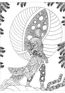 Nouveau monde (Coloriage Anti-stress)