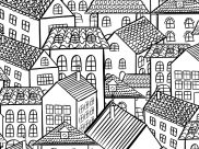 Coloriages d'Architecture & habitation à imprimer pour adultes