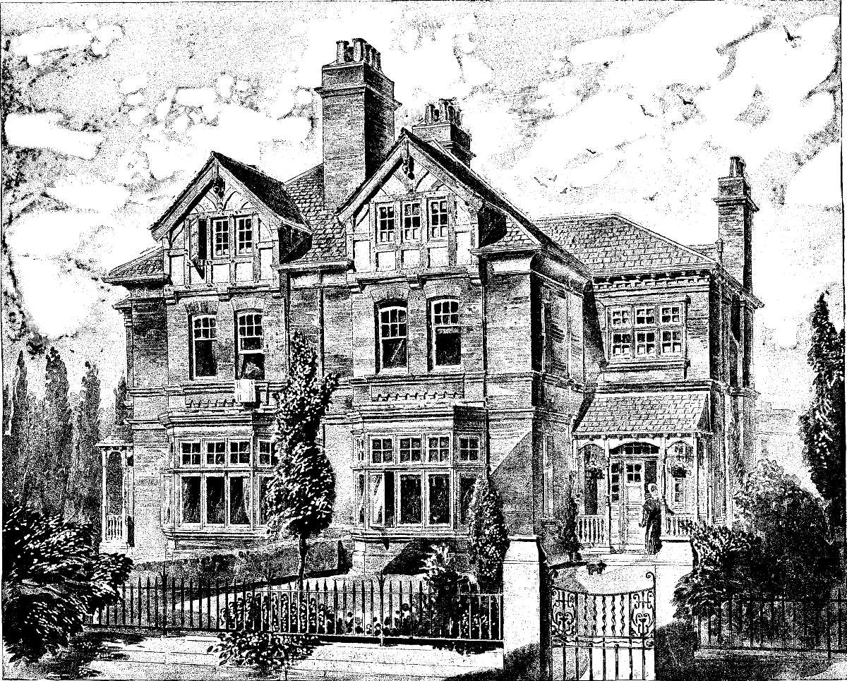 Gravure ancienne maison (Coloriage d'Architecture et habitation à imprimer pour adultes)