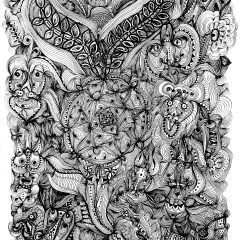 Coloriages d'Art brut à imprimer pour adultes